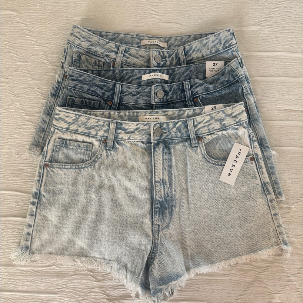 PacSun Blue Jean Shorts Bundle!!